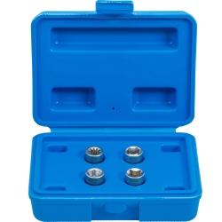 Brake Caliper Special Socket Set 12 mm Hex Drive 4 pcs