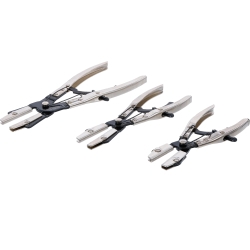 Set clești pentru blocarea furtunurilor, 3 piese, 205–305 mm