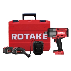 Комплект Rotake T5 акумулаторен ударен гайковерт 20V, 3/4", 2400Nm, 3 скорости, с 2 × 8.0Ah батерии, бързозарядно устройство и куфар