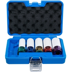 Set tubulare de impact cu protecție 15 / 17 / 19 / 21 / 22 mm + MS17 pentru Mercedes-Benz, 6 piese (1/2")