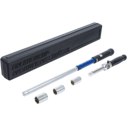 Кръстат динамометричен ключ, 1/2", 70–170 Nm