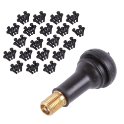 Valve din cauciuc TR413 Snap-In pentru anvelope, 45 mm, 100 bucăți