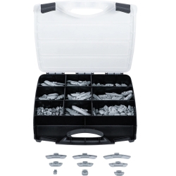 320-Piece Zinc Wheel Balancing Weight Assortment for Steel Wheels