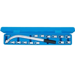 Set de chei pentru întinzătoare, profil în 12 puncte 12–19 mm / profil E E10–E18, 15 piese