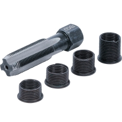Set pentru repararea filetelor bujiilor M14 × 1,25 mm, 5 piese