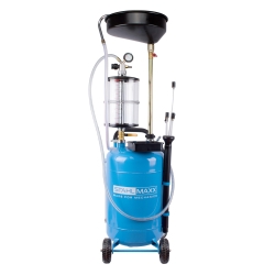 Colector și extractor mobil de ulei uzat cu vas de control, 80 l