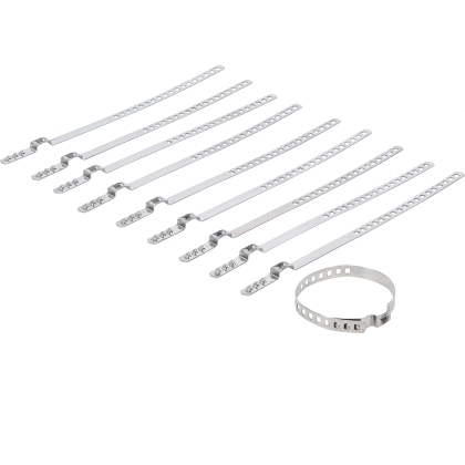 Stainless Steel CV Boot Clamp Set 7 mm 20–50 mm 10 pcs