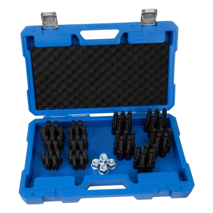 Set adaptoare pentru butuci și prezoane M12–M16 60 piese
