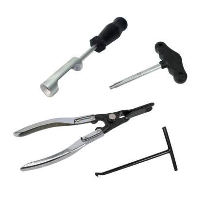 Brake Spring Tool Set 4 pcs for Drum Brakes and Parking Brakes