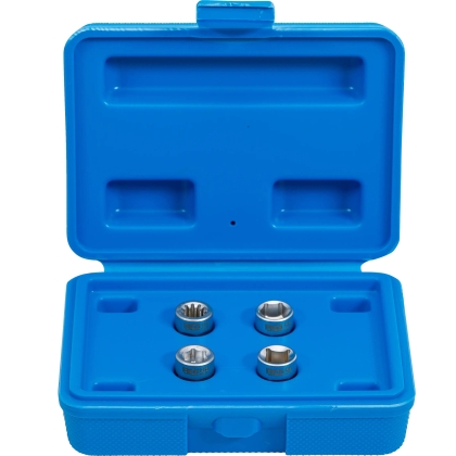 Brake Caliper Special Socket Set 12 mm Hex Drive 4 pcs