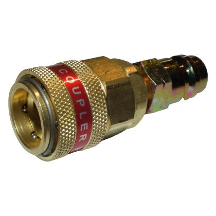 Quick Coupler Adapter with Valve R1234yf to R134a, Straight, High Pressure
