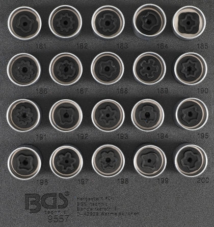 Wheel Lock Key Set for Opel Type B, 20 pcs
