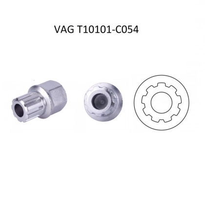 Wheel Lock Bit Socket for VAG as T10101-C