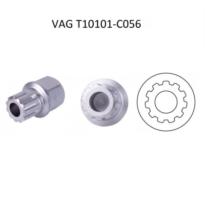 Wheel Lock Bit Socket for VAG as T10101-C
