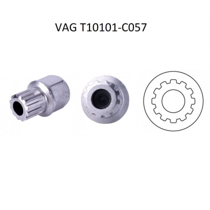 Wheel Lock Bit Socket for VAG as T10101-C