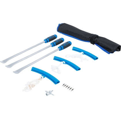 Set leviere pentru anvelope și protecții pentru jante de motocicletă – 13 piese