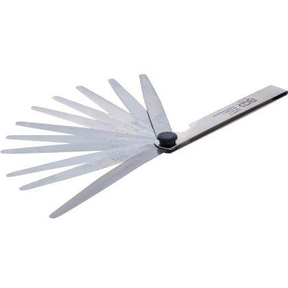 Special Feeler Gauge for Piston Ring Clearance, 11-Blade