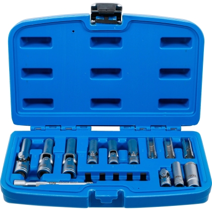 Set de chei tubulare pentru bujii incandescente standard și PSG, 18 piese