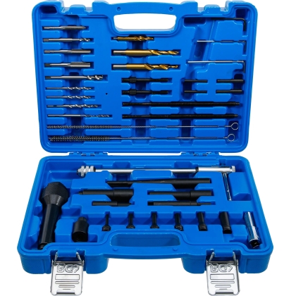 Glow Plug Removal and Thread Repair Kit, M8 and M10, 41-Piece