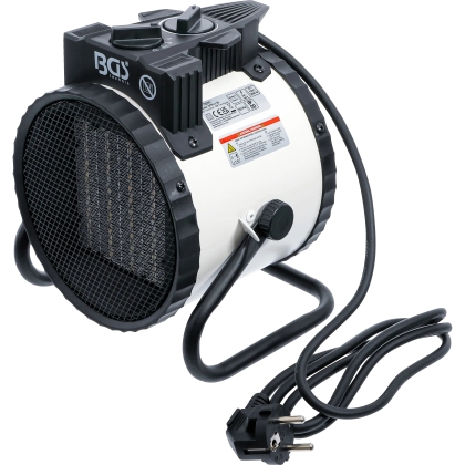 Ceramic Electric Fan Heater, 2 kW, 230 V, 190 m³/h, 10–20 m²
