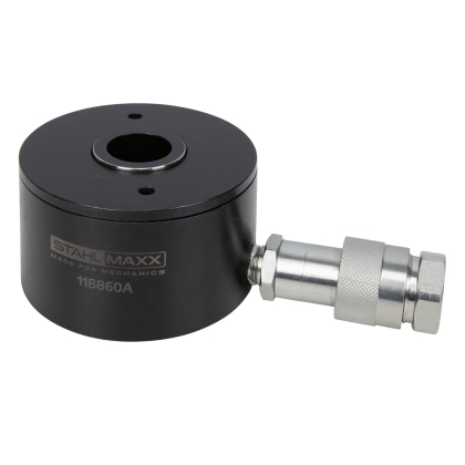 Cilindru hidraulic compact cu piston tubular, 20 t, 700 bar, Ø 100 mm, înălțime 60 mm