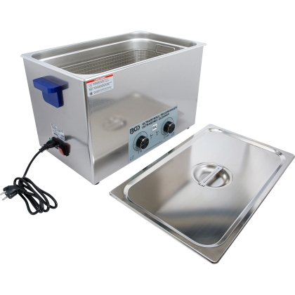 Heated Ultrasonic Parts Cleaner 30 L, 1100 W, 40 kHz
