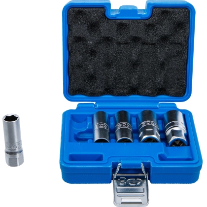 Set tubulare hexagonale pentru bujii, 1/2", 14–21 mm, 5 piese