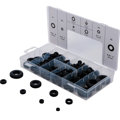 Set garnituri metrice de trecere din cauciuc, 180 piese