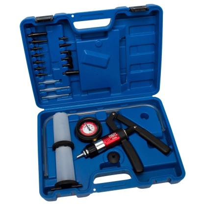 Vacuum & Pressure Pump Kit with Gauge | Brake Bleeder & Diagnostic Tool