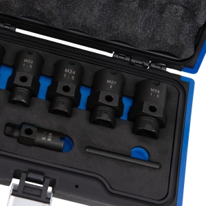 9-Piece Thread Repair Set for Internal and External Threads M14–M28