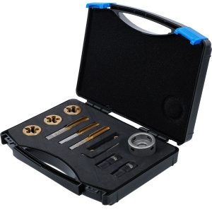 Wheel Stud and Lug Nut Tap & Die Set 12 Pieces