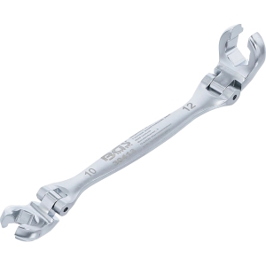 Cheie inelară dublă deschisă pentru conducte de frână și racorduri 10 x 12 mm