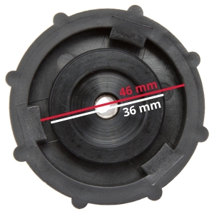 Brake Bleeder Adapter 3-Lug Bayonet Ø 36 mm for Mazda, Chevrolet, Cadillac, Daewoo & SsangYong