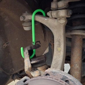 Rigid Brake Caliper Hook Set Steel 2 pcs Green