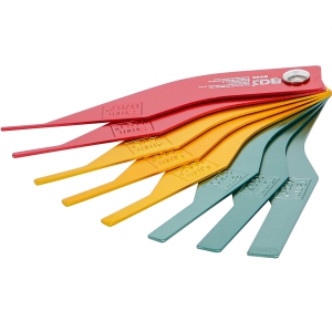 Brake Pad Wear Gauge Set Aluminium 8 pcs