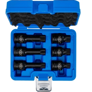 Impact XZN Bit Socket Set M14 - M18 1/2" Drive 6 pcs