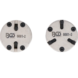 Set universal adaptoare pentru retragerea pistoanelor etrierelor de frână cu 2 / 3 pini 2 piese