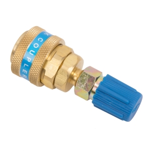 Quick Coupler Adapter with Valve R1234yf to R134a, Straight, Low Pressure