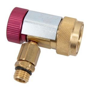 Cuplă rapidă R1234yf de înaltă presiune cu ventil și adaptor la SAE 1/4"