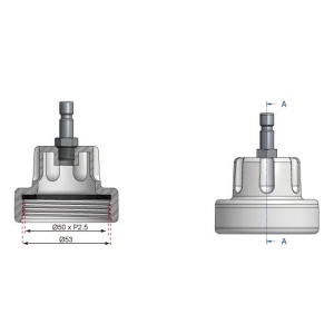 Adaptor Nr. 6 pentru Testerul Sistemului de Răcire pentru Mercedes-Benz M-Class, Ford Fiesta și altele