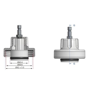 Cooling System Pressure Tester Adapter for Mercedes-Benz C-Class, E-Class, S-Class & More