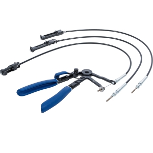 Hose Clamp Pliers with Interchangeable Bowden Cables, 635–670 mm