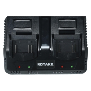 Set Rotake 8511 pistol profesional cu acumulator pentru cartușe 20V, 2000N, 300–800ml, cu 2 × acumulatori 4.0Ah și încărcător rapid dublu