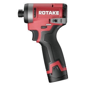 Set cheie de impact cu acumulator Rotake S11 16V, 1/4" (6,35 mm) HEX, 180Nm, 3 viteze, fără perii, cu acumulator, încărcător rapid și valiză