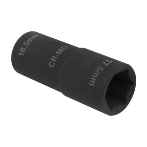 Double-Sided Wheel Nut Socket for Damaged Wheel Nuts, 16.5 mm & 17.5 mm