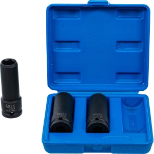 Set tubulare speciale de impact pentru distanțiere de roți, 17 / 19 / 21 mm, 3 piese (1/2")