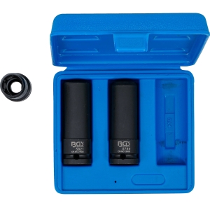Set tubulare speciale de impact pentru distanțiere de roți, 17 / 19 / 21 mm, 3 piese (1/2")
