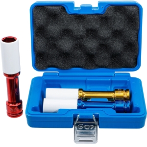 Set tubulare de impact adânci cu protecție 17 / 19 / 21 mm, 150 mm, 3 piese (1/2")