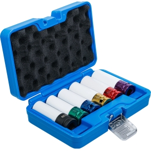 Set tubulare de impact cu protecție 15 / 17 / 19 / 21 / 22 mm + MS17 pentru Mercedes-Benz, 6 piese (1/2")