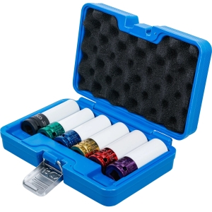 Set tubulare de impact cu protecție 15 / 17 / 19 / 21 / 22 mm + MS17 pentru Mercedes-Benz, 6 piese (1/2")